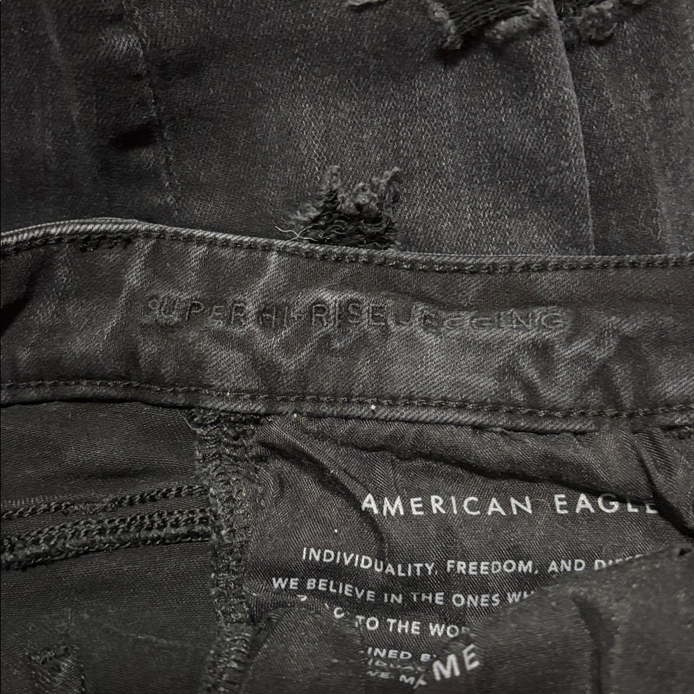 American Eagle Outfitters Black Skinny Jeans - Picture 9 of 12